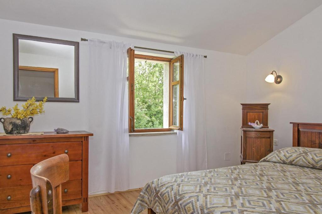 Postel nebo postele na pokoji v ubytování Jakov in Županići (Haus für 2-4 Personen)