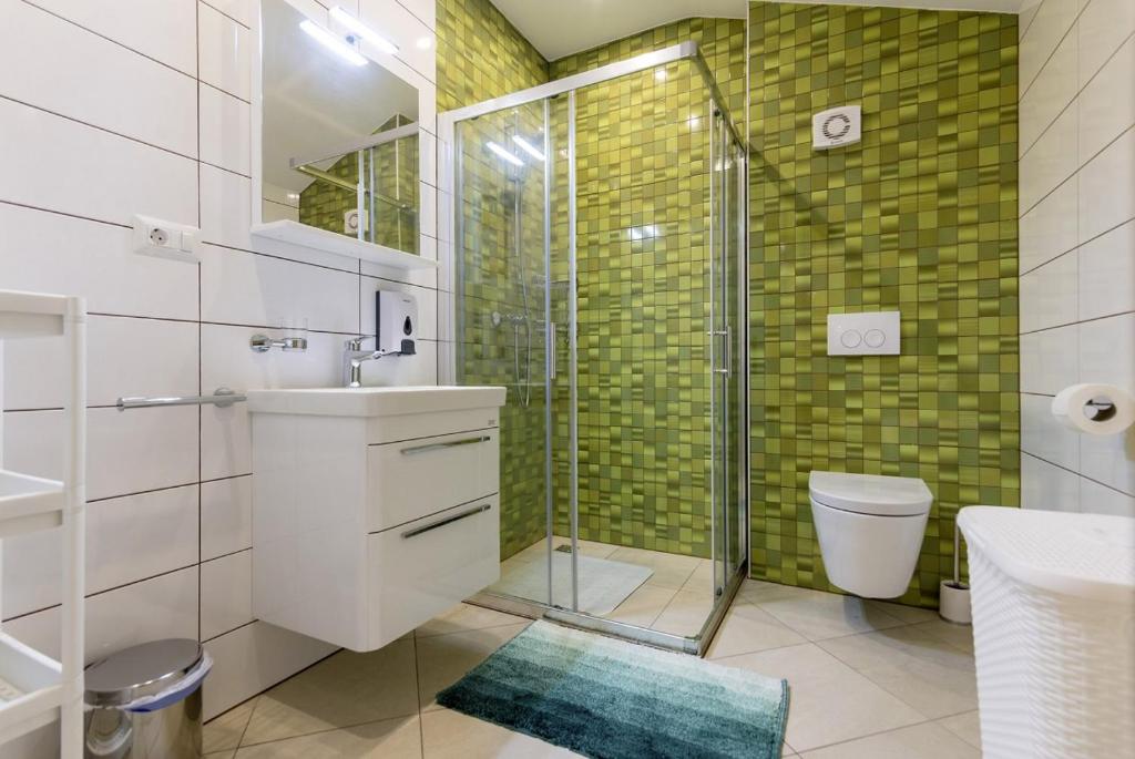 Koupelna v ubytování Villa Rina in Barat (Haus für 6-8 Personen)