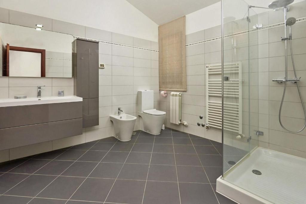 Kúpeľňa v ubytovaní Villa Theresa in Ližnjan (Haus für 12 Personen)