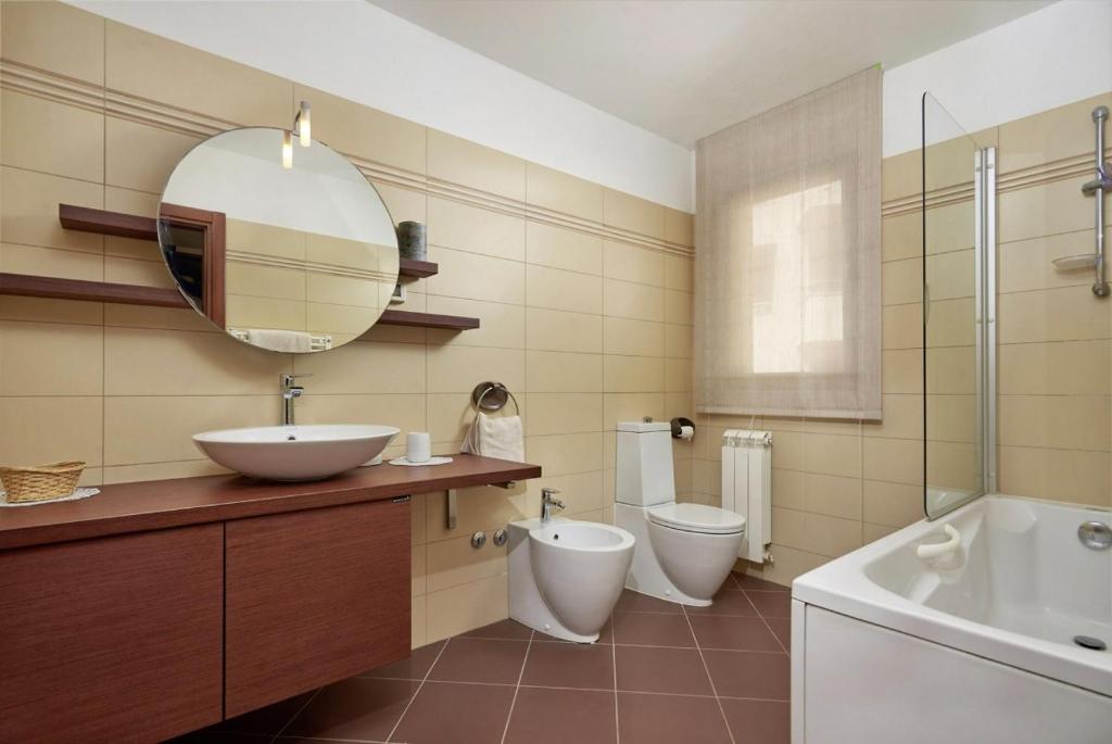 Kúpeľňa v ubytovaní Villa Theresa in Ližnjan (Haus für 12 Personen)