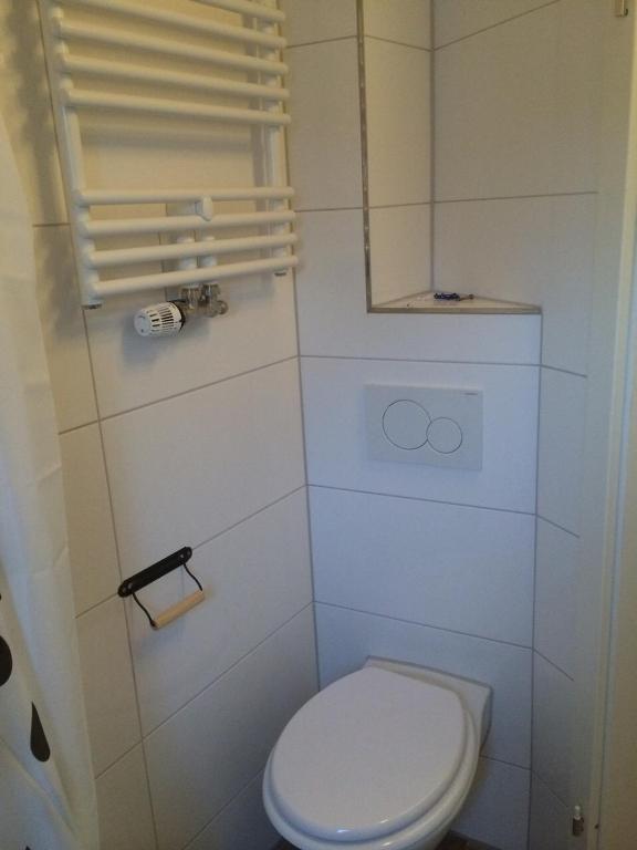 Koupelna v ubytování Hotel Engel