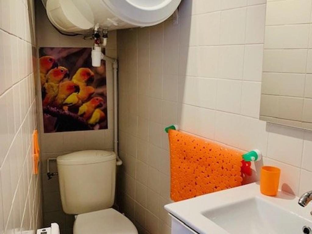 Kúpeľňa v ubytovaní Studio cosy au centre-ville avec Wi-Fi, animaux admis - FR-1-703-139