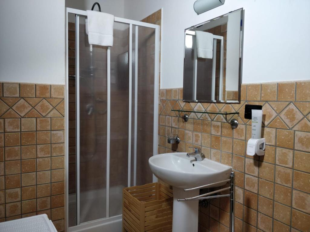 Kúpeľňa v ubytovaní Agriturismo Fratelli Mizzon