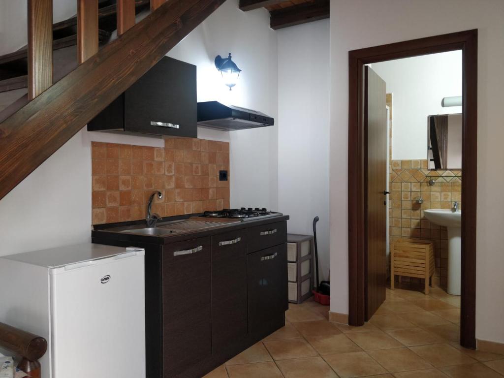 Kuchyňa alebo kuchynka v ubytovaní Agriturismo Fratelli Mizzon