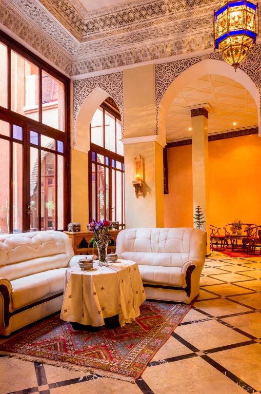 Posezení v ubytování Marrakech House