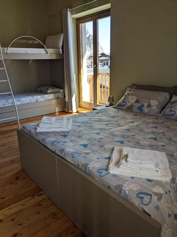 Postel nebo postele na pokoji v ubytování CONSTANCIA TRATTORIA