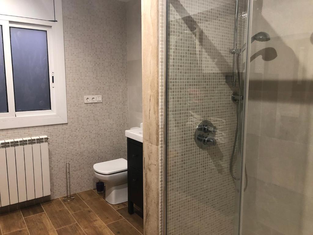 Koupelna v ubytování Casa Calvés