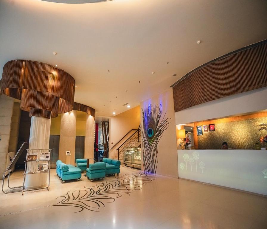 Posezení v ubytování Barsana Hotel & Resort Siliguri
