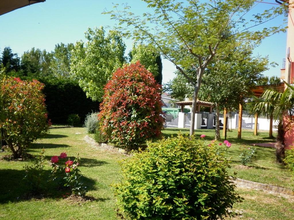 A garden outside Villa Jolanda