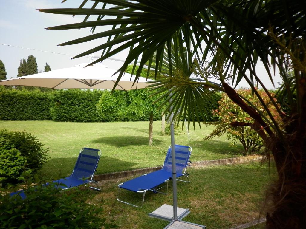 A garden outside Villa Jolanda