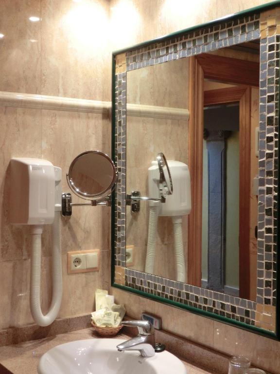 Koupelna v ubytování Hotel Las Ruedas