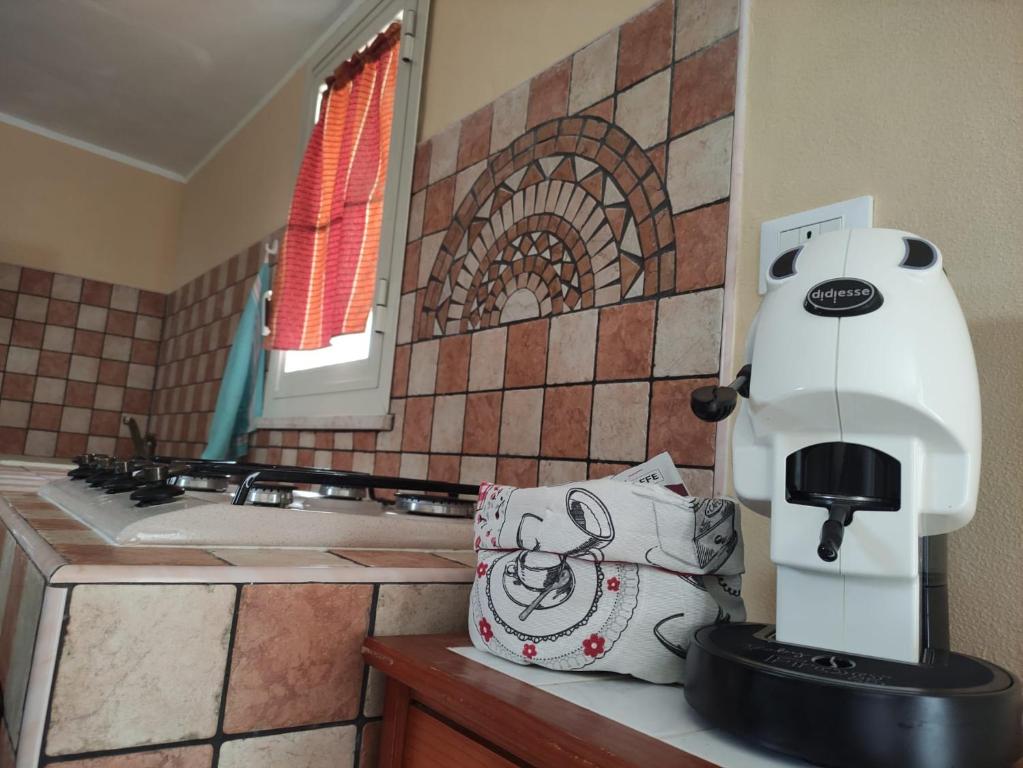 Kuchyň nebo kuchyňský kout v ubytování biker's friend apartment