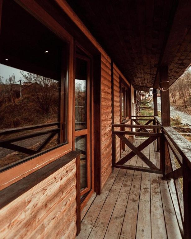 Balkón nebo terasa v ubytování IZKI Eco Resort