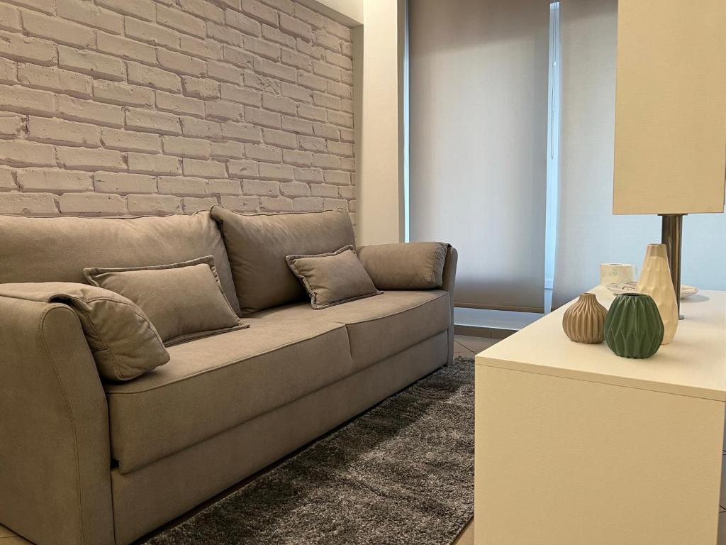 Posezení v ubytování NAFPAKTOS-luxury suite