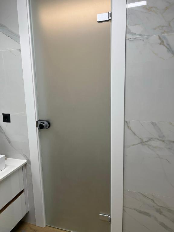 Koupelna v ubytování NAFPAKTOS-luxury suite