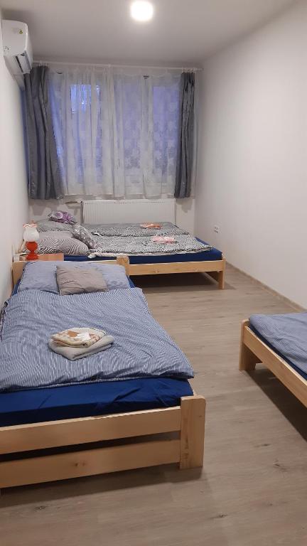 Postel nebo postele na pokoji v ubytování Ubytováni u PÁji