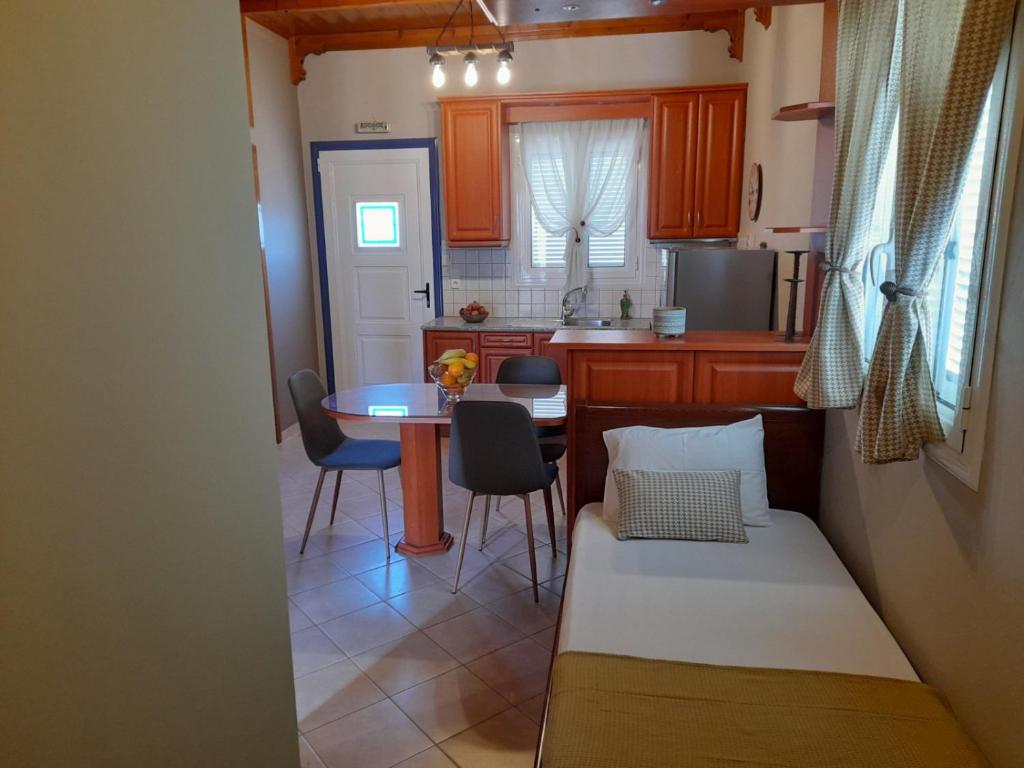 Kuchyň nebo kuchyňský kout v ubytování Katerina house