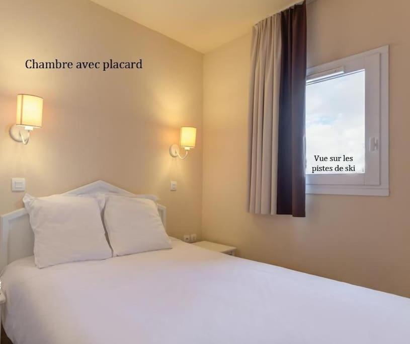 Posteľ alebo postele v izbe v ubytovaní Valmeinier 1800 - Le Caribou - 3P - 41m2 - 6/7p - Pied des pistes