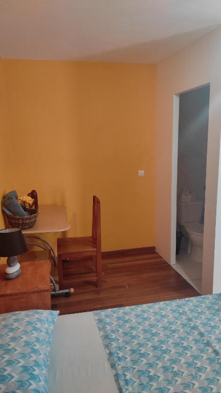 Postel nebo postele na pokoji v ubytování Rose`s place