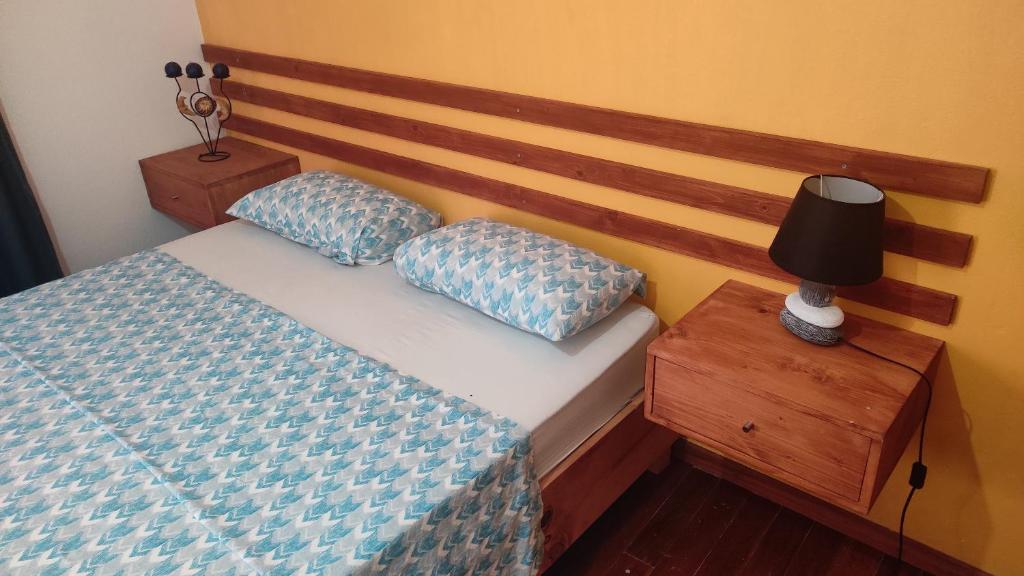 Postel nebo postele na pokoji v ubytování Rose`s place