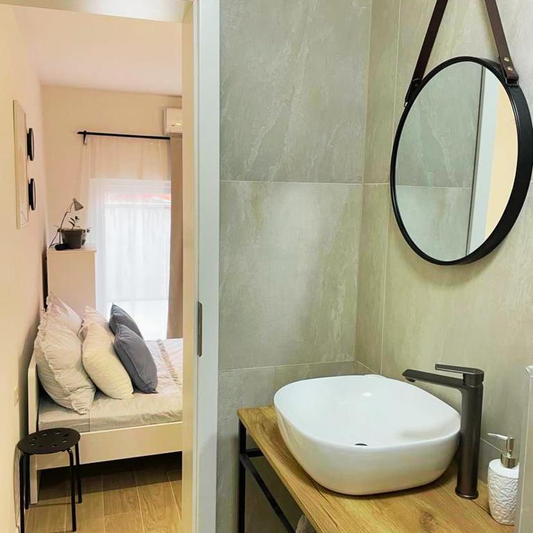 Koupelna v ubytování Apartment Jukic