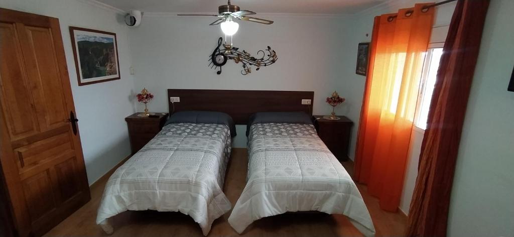 Postel nebo postele na pokoji v ubytování Luz de Carboneras