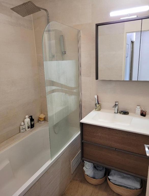 Kúpeľňa v ubytovaní Appartement pour les 24 heures