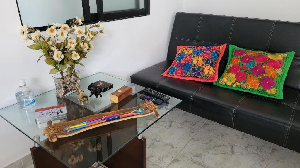 Posezení v ubytování Apartamentos El Caudal, Villavicencio