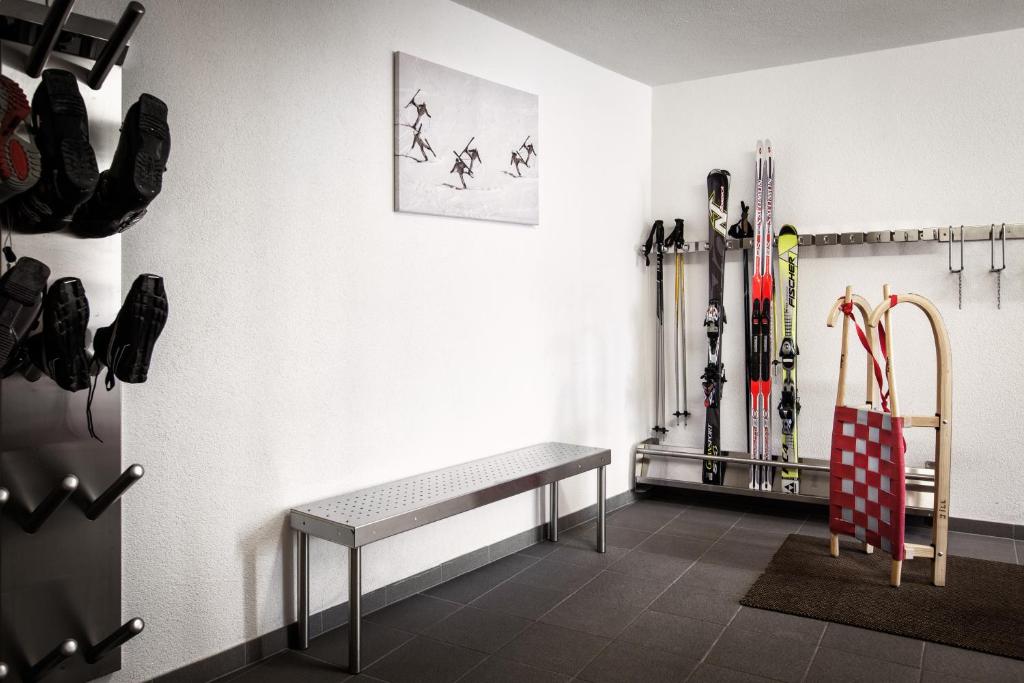 Fitness centrum a/nebo fitness zařízení v ubytování Haus Buchhammer