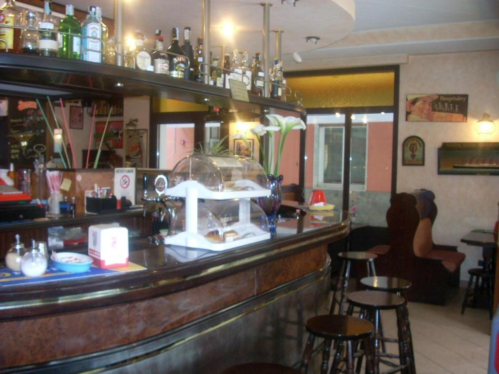 Lounge nebo bar v ubytování Hotel Corallo