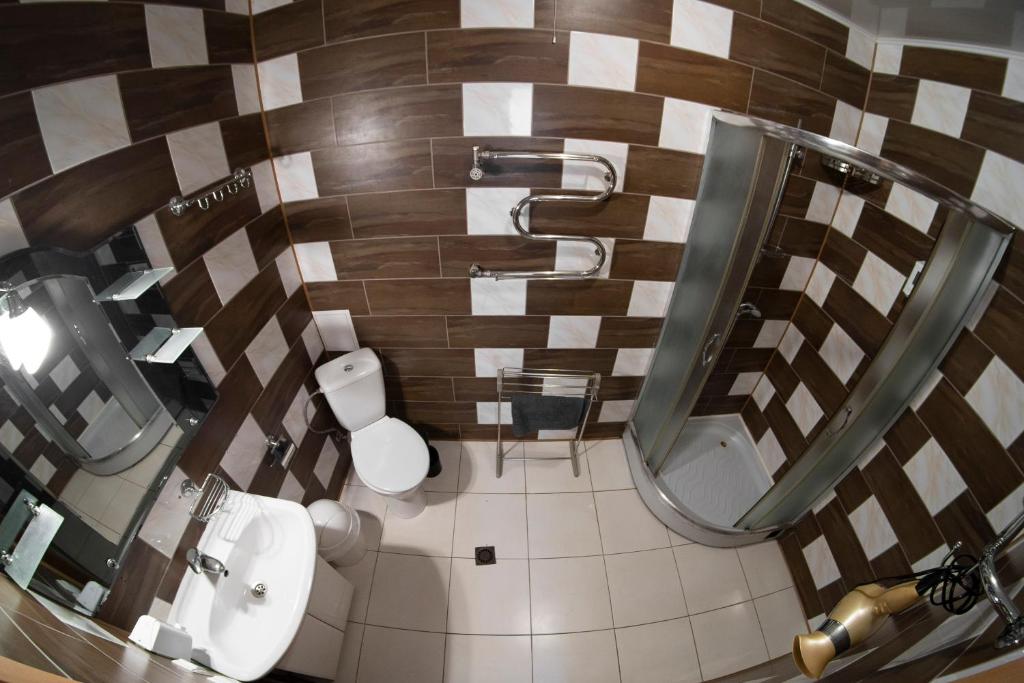 Koupelna v ubytování SPA Villa Jasmin