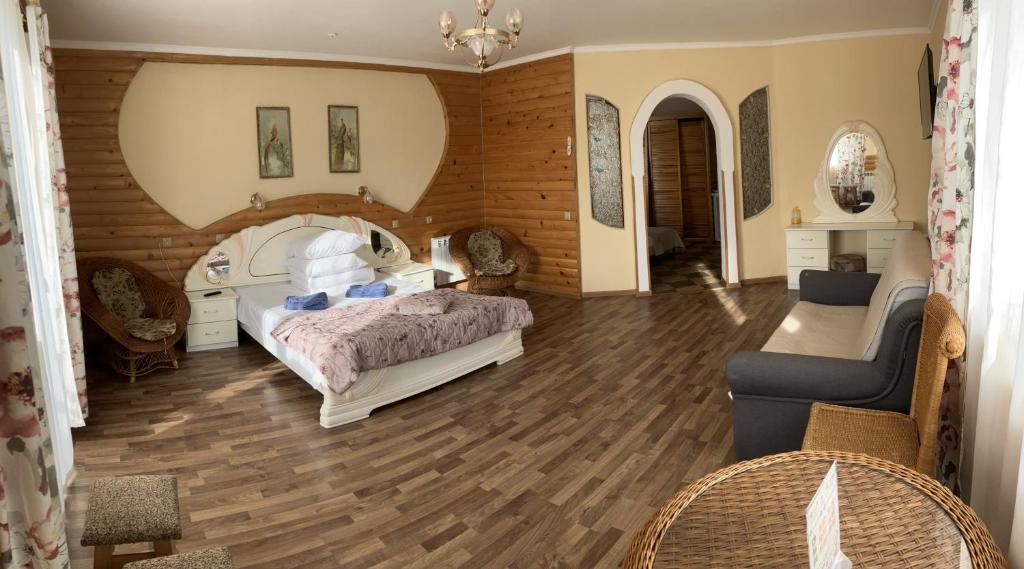 Postel nebo postele na pokoji v ubytování SPA Villa Jasmin
