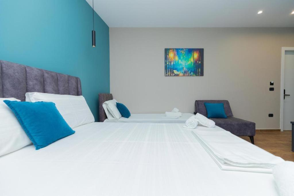 Postel nebo postele na pokoji v ubytování Hotel Viroi