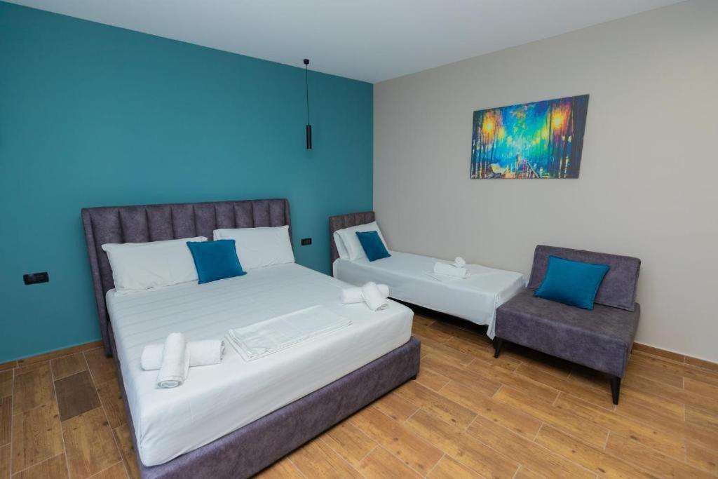 Postel nebo postele na pokoji v ubytování Hotel Viroi