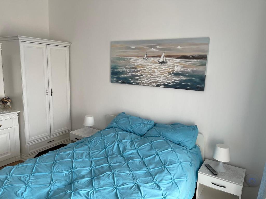 Postel nebo postele na pokoji v ubytování Apartment Kati