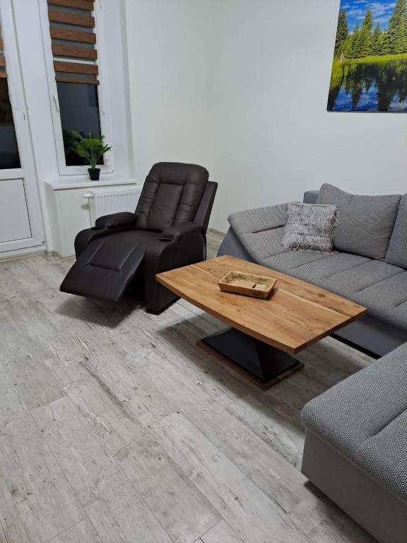 Posezení v ubytování Apartmány Marie Jáchymov
