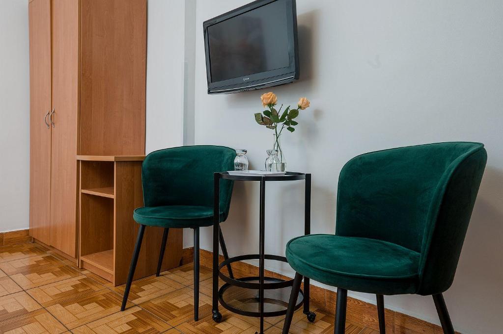 TV a/nebo společenská místnost v ubytování Zajazd Błonie