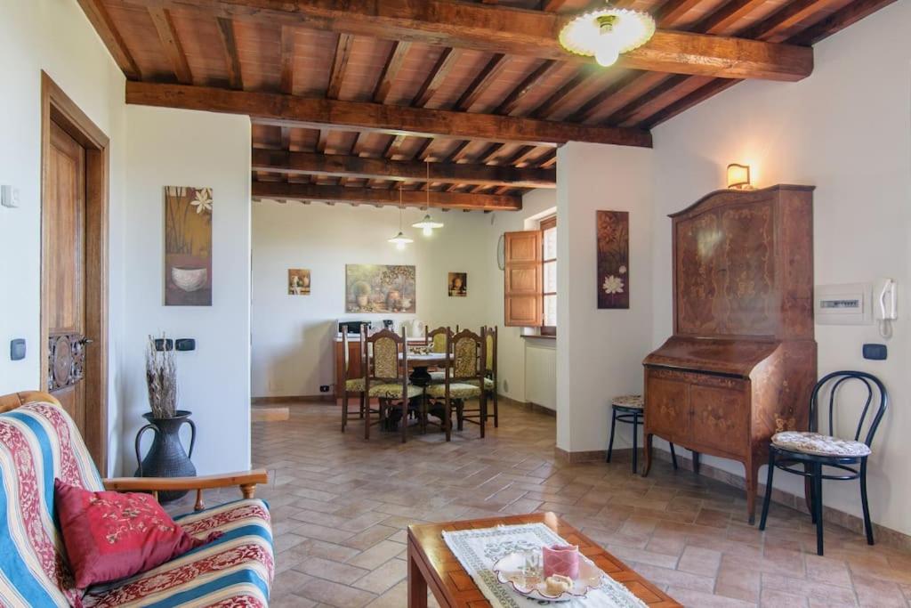 Posezení v ubytování Villa Perugini