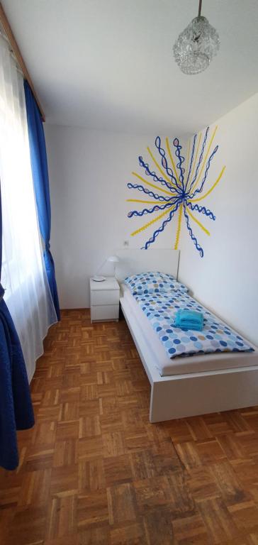 Postel nebo postele na pokoji v ubytování Stoffenhof