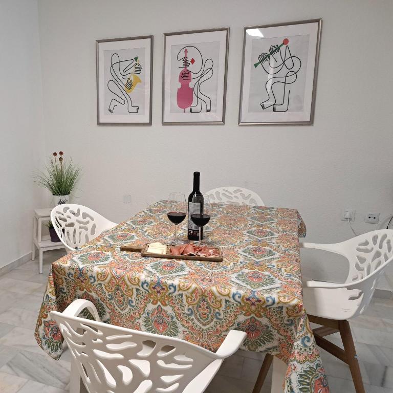 Nápoje v ubytovaní Apartamento "La Viña"