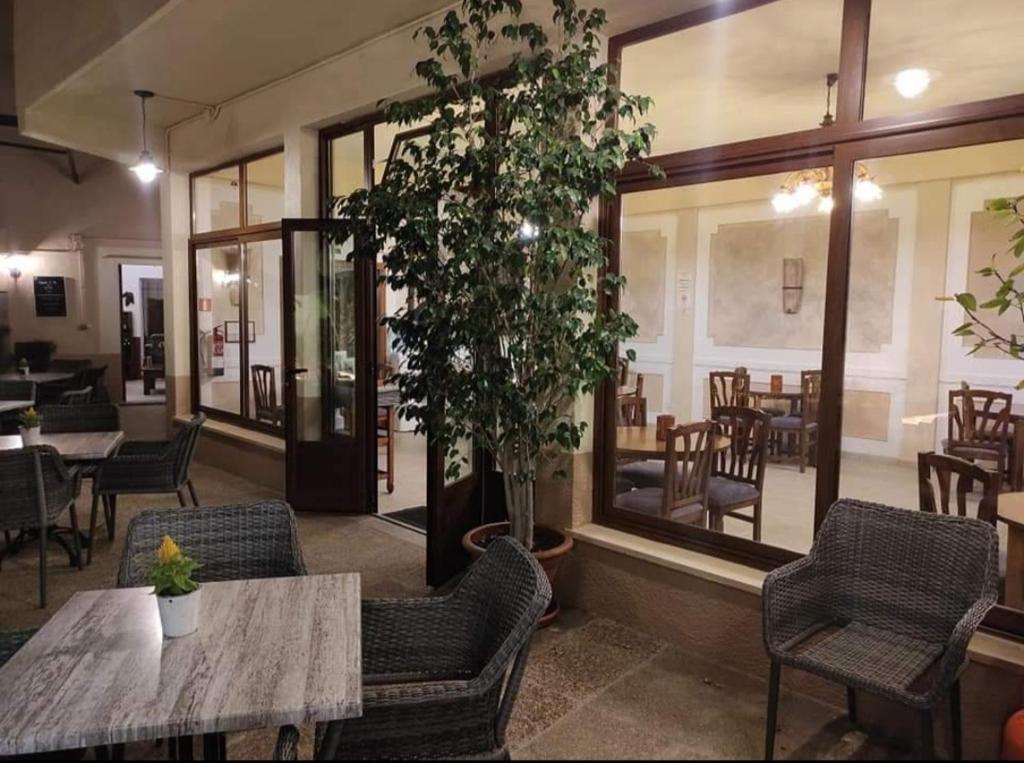 Posezení v ubytování Hostal Nadal