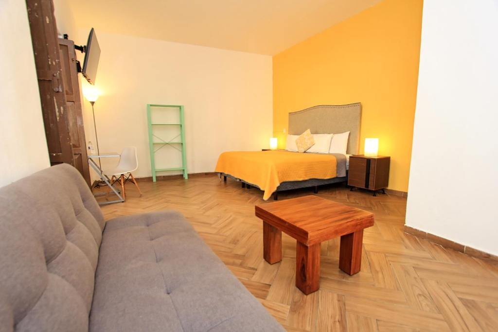 Posezení v ubytování Hotel Universidad