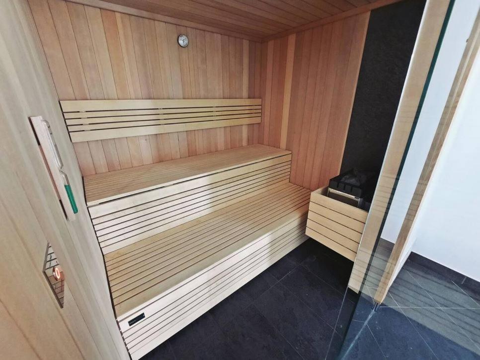 Posteľ alebo postele v izbe v ubytovaní Westin House Resort Kołobrzeg - 109 BASEN, SAUNA, JACUZZI, PRYWATNY PARKING W CENIE