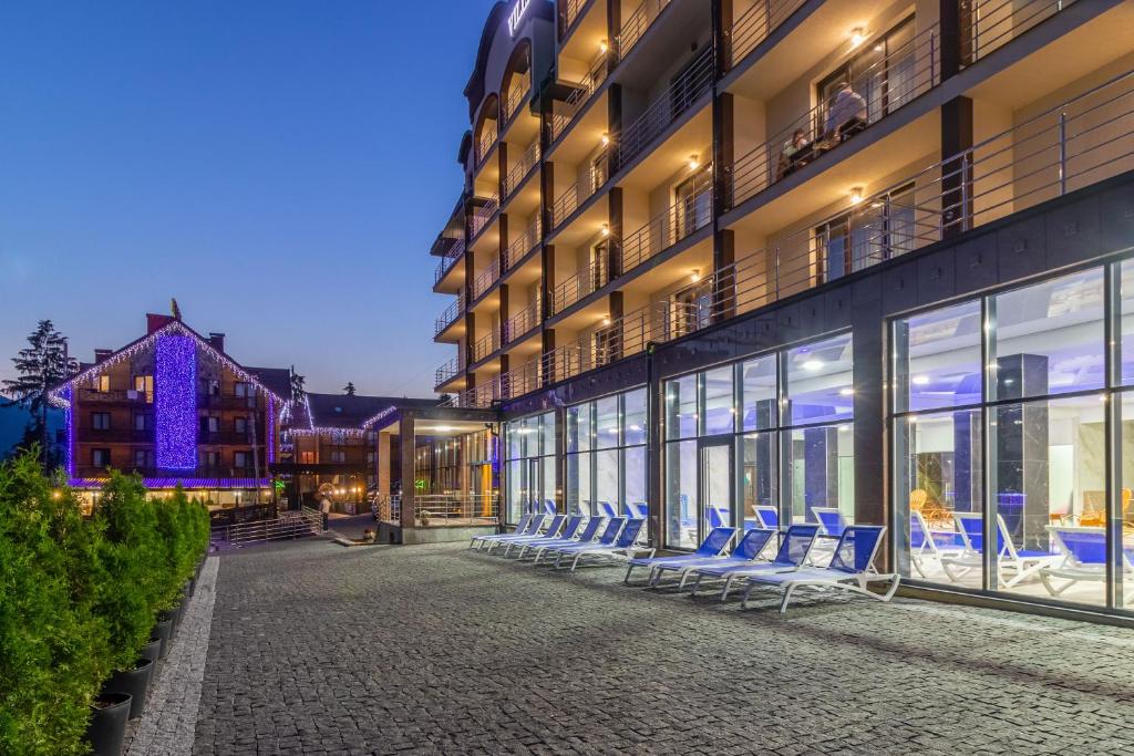 Budova, kde se hotel nachází