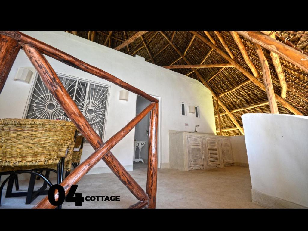 Posezení v ubytování 04 beach cottage malindi