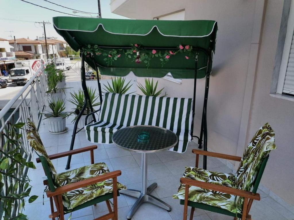 A balcony or terrace at Casagrande Studio