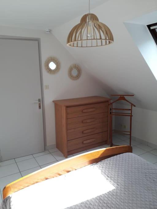Posteľ alebo postele v izbe v ubytovaní Duplex entier 2 personnes centre ville