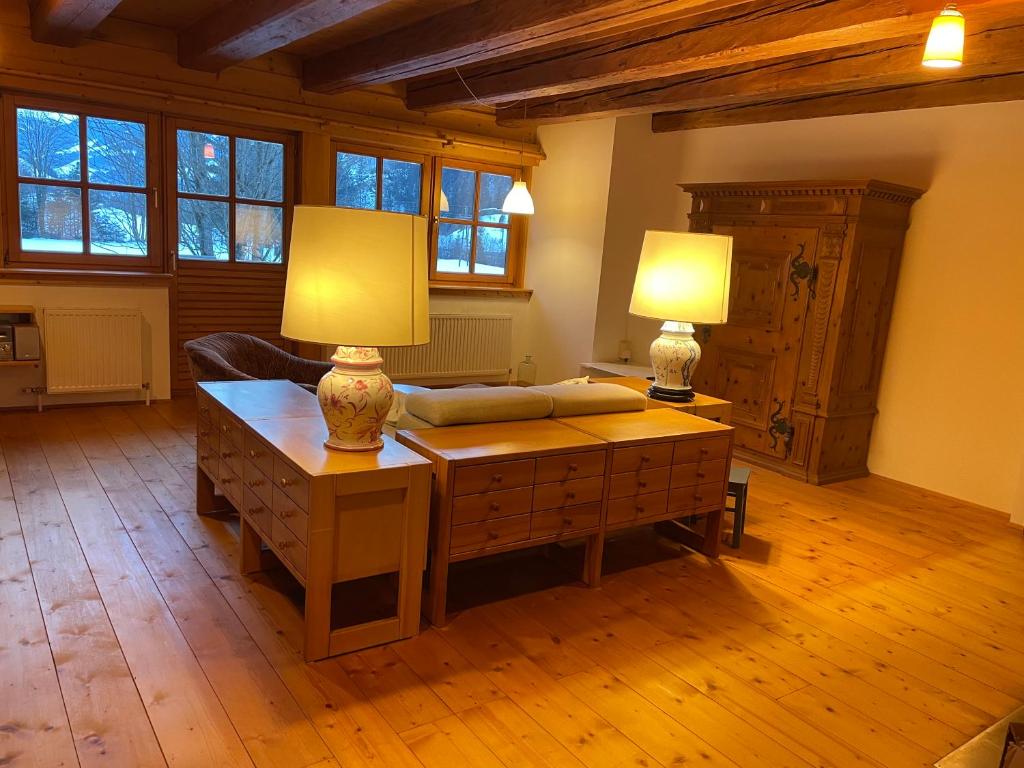 A bed or beds in a room at Apartment Lindbichler