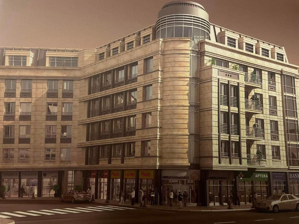 Bygningen som lejligheden ligger i