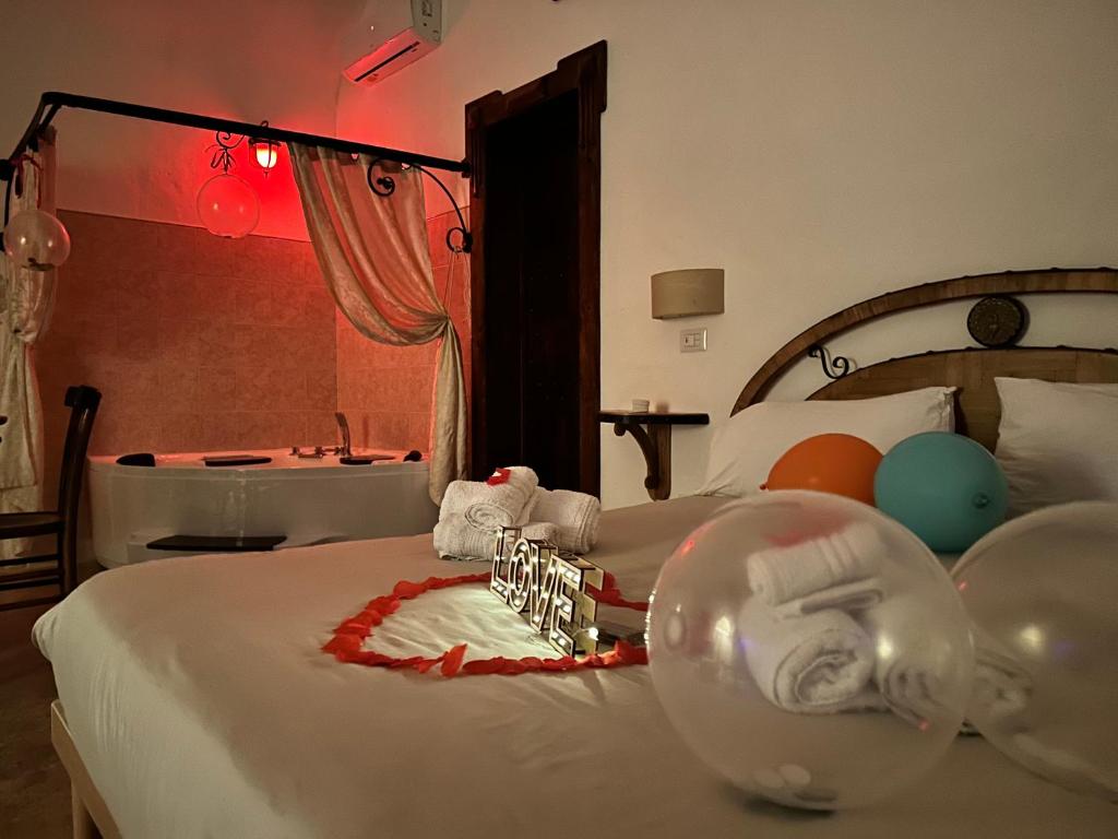 Postel nebo postele na pokoji v ubytování B&B ME Palace